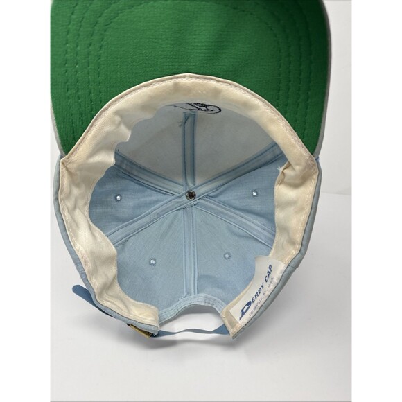 Vintage Redstone Arsenal Huntsville AL Trucker Style Hat Cap Rope Light Blue - Picture 10 of 11